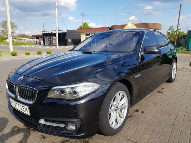 Чорний БМВ 520, об'ємом двигуна 2 л та пробігом 130 тис. км за 21500 $, фото 1 на Automoto.ua