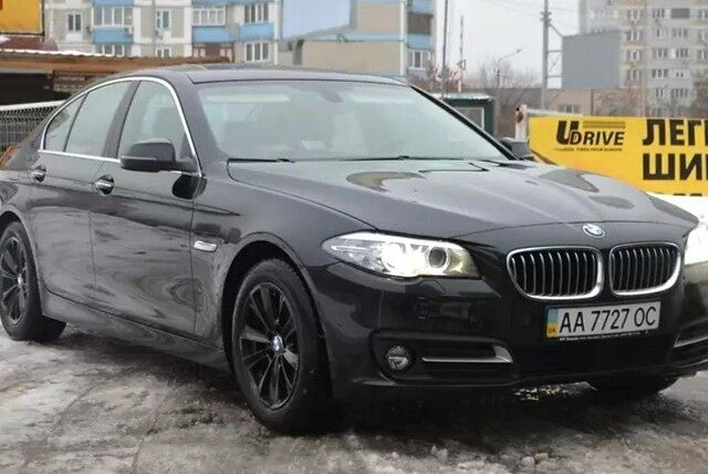 Чорний БМВ 520, об'ємом двигуна 2 л та пробігом 50 тис. км за 30500 $, фото 1 на Automoto.ua