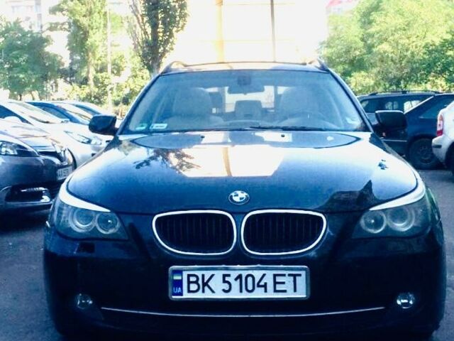 Черный БМВ 520, объемом двигателя 2 л и пробегом 360 тыс. км за 9000 $, фото 1 на Automoto.ua