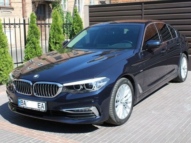 Синій БМВ 520, об'ємом двигуна 2 л та пробігом 39 тис. км за 45500 $, фото 1 на Automoto.ua