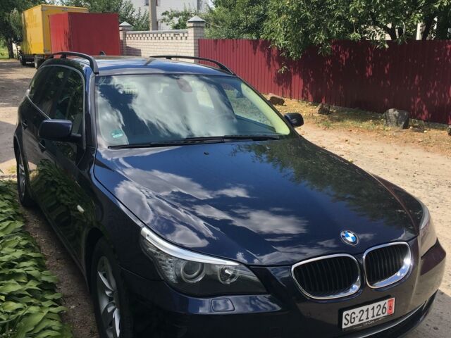 Синий БМВ 520, объемом двигателя 2 л и пробегом 282 тыс. км за 11300 $, фото 1 на Automoto.ua