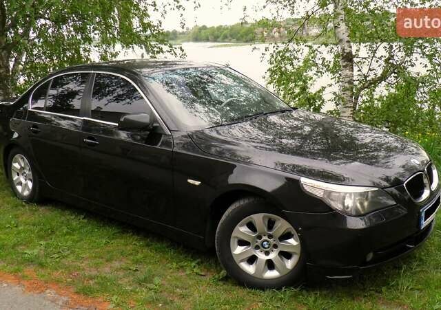 Черный БМВ 523, объемом двигателя 2.5 л и пробегом 283 тыс. км за 6000 $, фото 1 на Automoto.ua