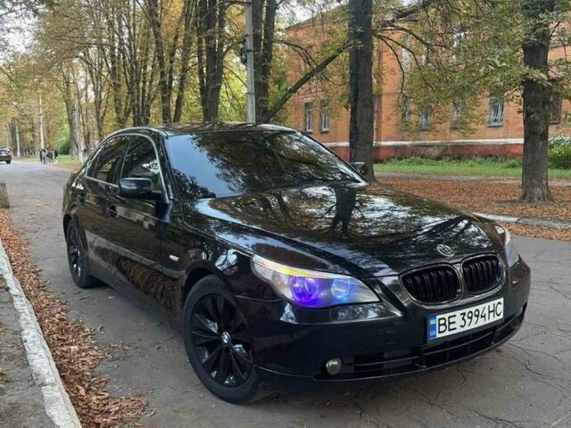 Черный БМВ 525, объемом двигателя 2.5 л и пробегом 220 тыс. км за 7500 $, фото 1 на Automoto.ua