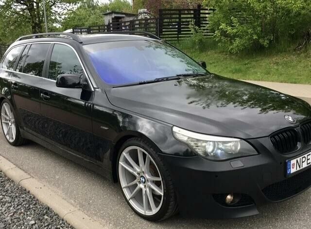 Чорний БМВ 525, об'ємом двигуна 3 л та пробігом 196 тис. км за 3200 $, фото 1 на Automoto.ua