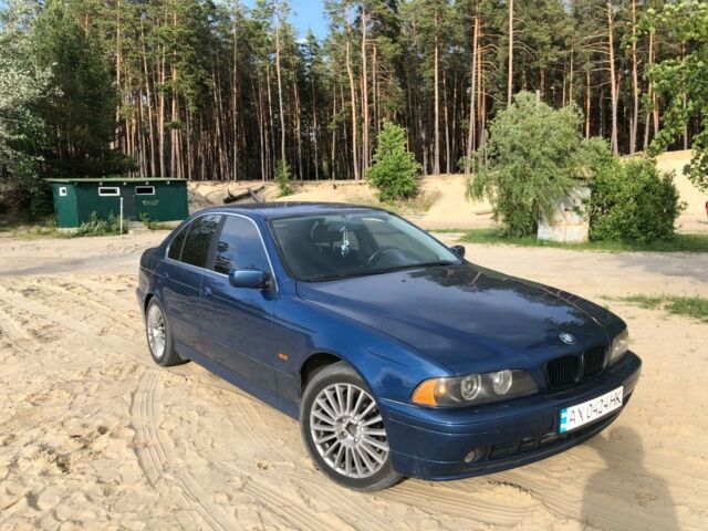 Синий БМВ 525, объемом двигателя 2.5 л и пробегом 170 тыс. км за 4500 $, фото 1 на Automoto.ua