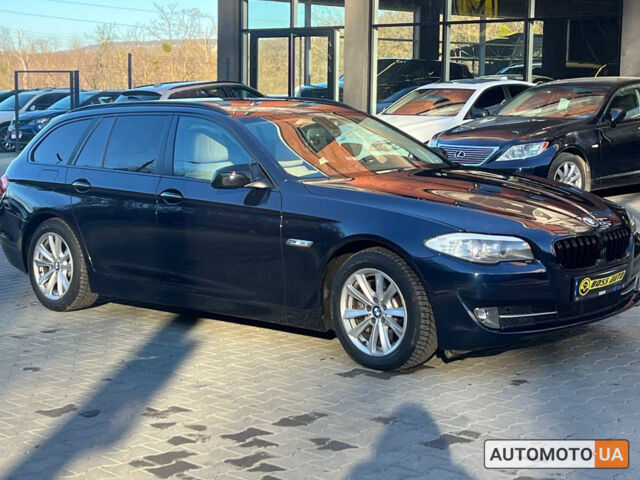 Синий БМВ 525, объемом двигателя 2 л и пробегом 327 тыс. км за 13500 $, фото 1 на Automoto.ua