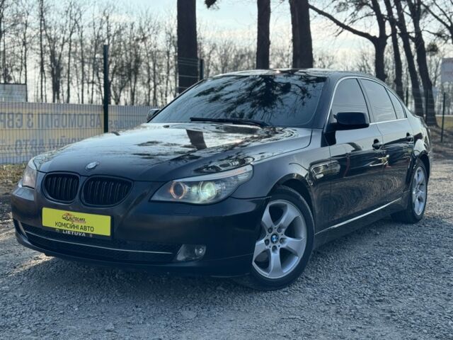Черный БМВ 535, объемом двигателя 3 л и пробегом 302 тыс. км за 9500 $, фото 1 на Automoto.ua