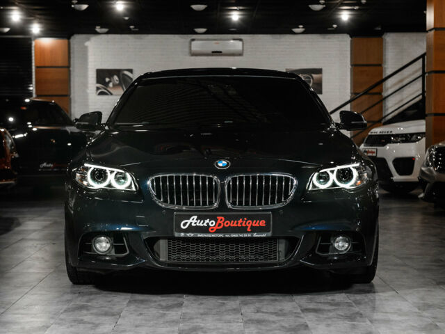 Синій БМВ 535, об'ємом двигуна 3 л та пробігом 154 тис. км за 27500 $, фото 1 на Automoto.ua