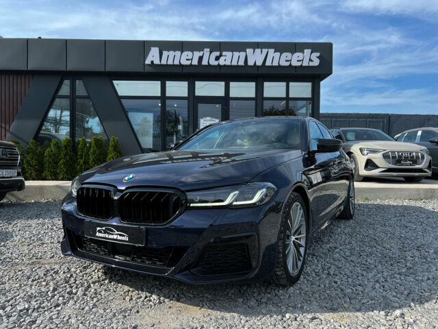 Синий БМВ 540, объемом двигателя 3 л и пробегом 55 тыс. км за 36900 $, фото 1 на Automoto.ua