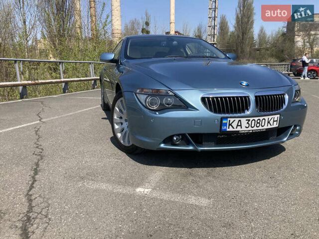 Синий БМВ 6 Серия, объемом двигателя 4.4 л и пробегом 158 тыс. км за 14400 $, фото 1 на Automoto.ua