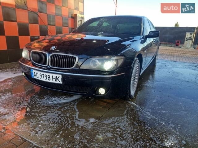 Черный БМВ 7 Серия, объемом двигателя 4.8 л и пробегом 210 тыс. км за 8700 $, фото 1 на Automoto.ua