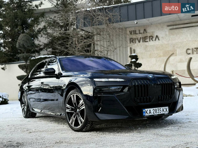 Черный БМВ 7 Серия, объемом двигателя 2.99 л и пробегом 46 тыс. км за 123900 $, фото 1 на Automoto.ua