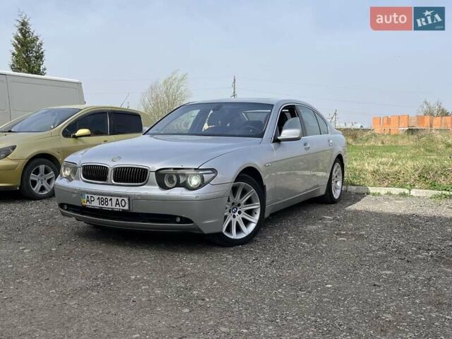 Серый БМВ 7 Серия, объемом двигателя 4.4 л и пробегом 220 тыс. км за 8299 $, фото 1 на Automoto.ua