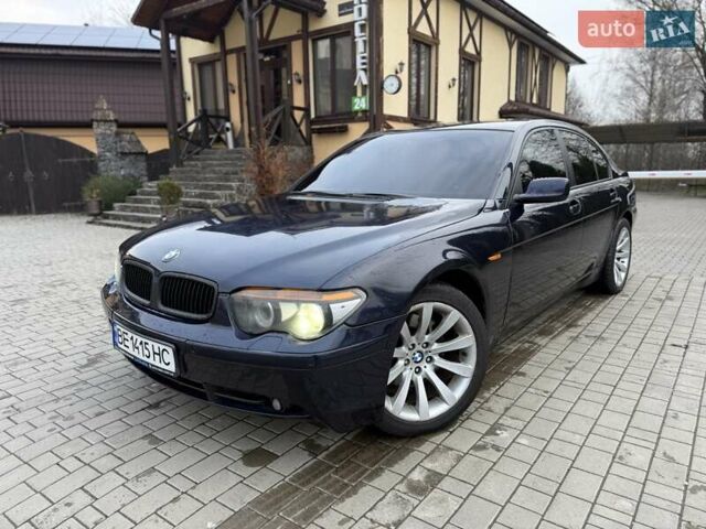 Синий БМВ 7 Серия, объемом двигателя 4.4 л и пробегом 441 тыс. км за 3400 $, фото 1 на Automoto.ua