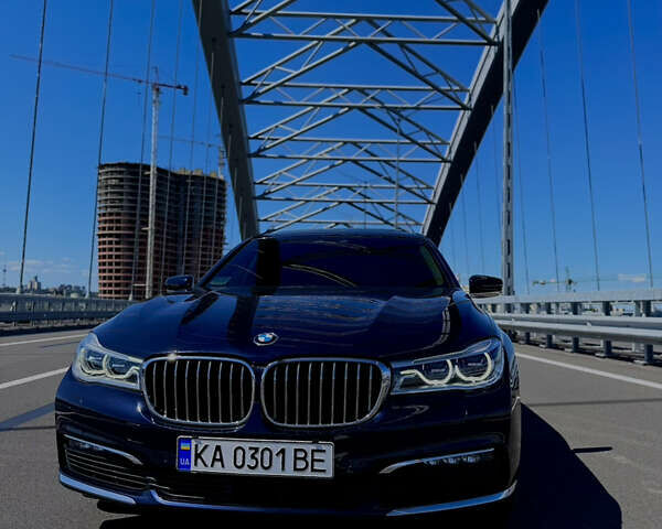 Синій БМВ 7 Серія, об'ємом двигуна 3 л та пробігом 81 тис. км за 36000 $, фото 1 на Automoto.ua