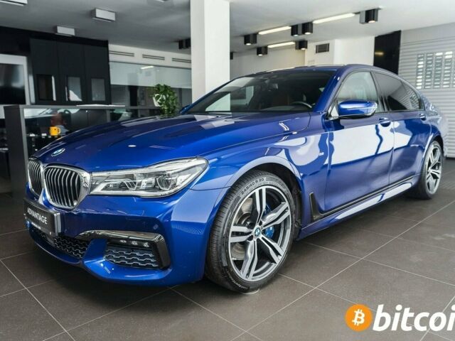 Синій БМВ 740, об'ємом двигуна 3 л та пробігом 75 тис. км за 90000 $, фото 1 на Automoto.ua