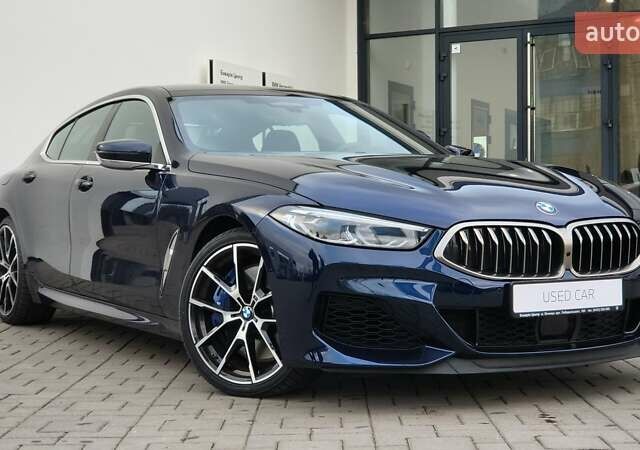Синий БМВ 8 Series Gran Coupe, объемом двигателя 4.39 л и пробегом 63 тыс. км за 68900 $, фото 1 на Automoto.ua