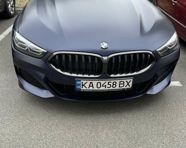 Синий БМВ 8 Series Gran Coupe, объемом двигателя 2.99 л и пробегом 56 тыс. км за 79500 $, фото 1 на Automoto.ua