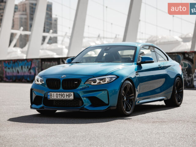 Синий БМВ M2, объемом двигателя 2.98 л и пробегом 47 тыс. км за 40999 $, фото 1 на Automoto.ua