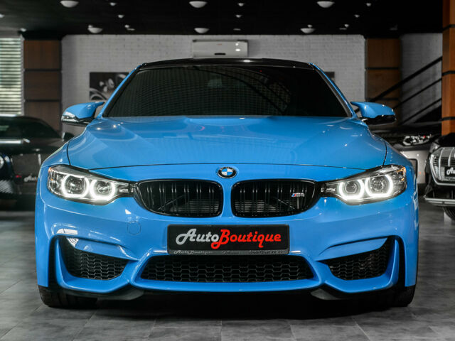 Синій БМВ M4, об'ємом двигуна 3 л та пробігом 14 тис. км за 55000 $, фото 1 на Automoto.ua