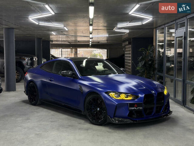 Синий БМВ M4, объемом двигателя 2.99 л и пробегом 37 тыс. км за 73500 $, фото 1 на Automoto.ua