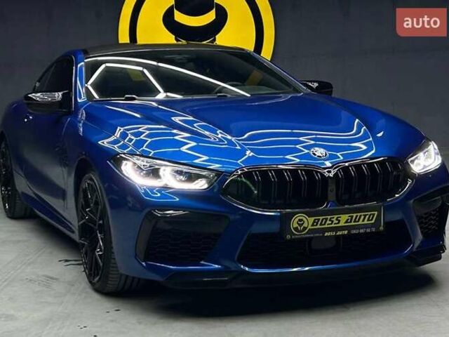 Синий БМВ M8, объемом двигателя 4.39 л и пробегом 49 тыс. км за 100000 $, фото 1 на Automoto.ua