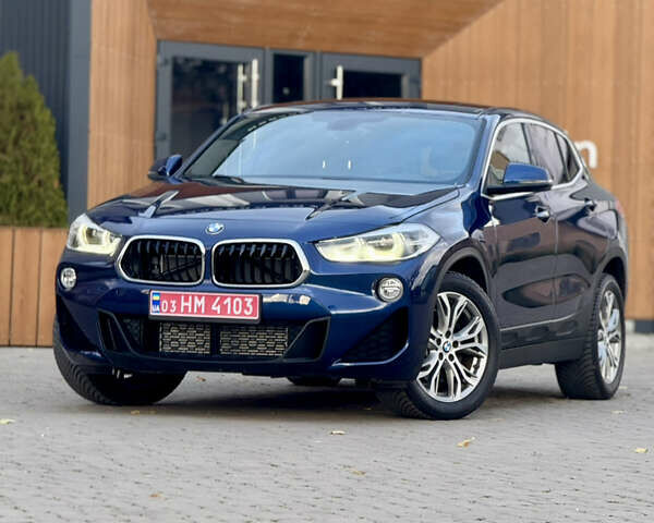 Синий БМВ X2, объемом двигателя 2 л и пробегом 80 тыс. км за 20999 $, фото 1 на Automoto.ua