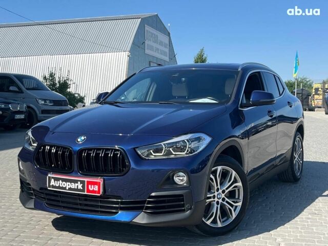 Синий БМВ X2, объемом двигателя 2 л и пробегом 133 тыс. км за 20290 $, фото 1 на Automoto.ua