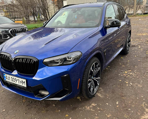 Синий БМВ X3 M, объемом двигателя 2.99 л и пробегом 41 тыс. км за 65000 $, фото 1 на Automoto.ua