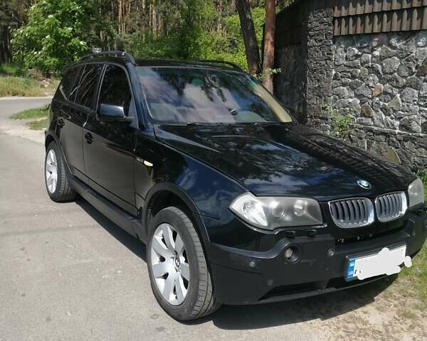 Черный БМВ Х3, объемом двигателя 3 л и пробегом 232 тыс. км за 8500 $, фото 1 на Automoto.ua