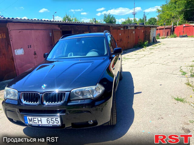 Черный БМВ Х3, объемом двигателя 3 л и пробегом 280 тыс. км за 5870 $, фото 1 на Automoto.ua