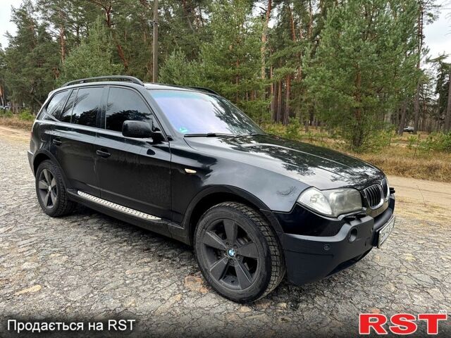 Черный БМВ Х3, объемом двигателя 3 л и пробегом 265 тыс. км за 6950 $, фото 1 на Automoto.ua