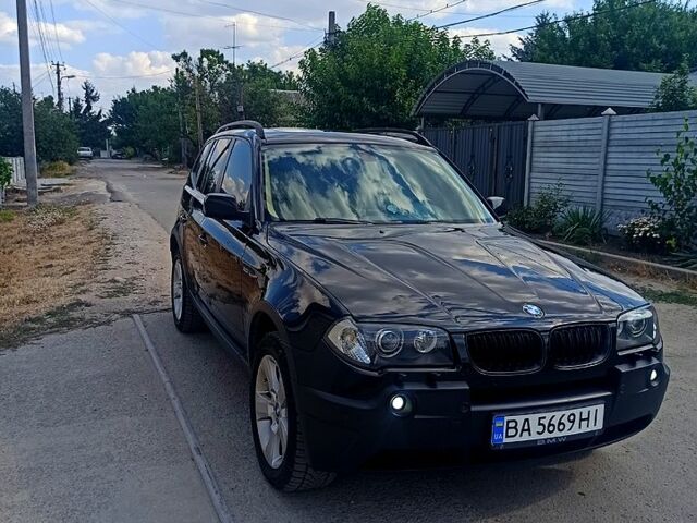Черный БМВ Х3, объемом двигателя 3 л и пробегом 200 тыс. км за 8800 $, фото 1 на Automoto.ua