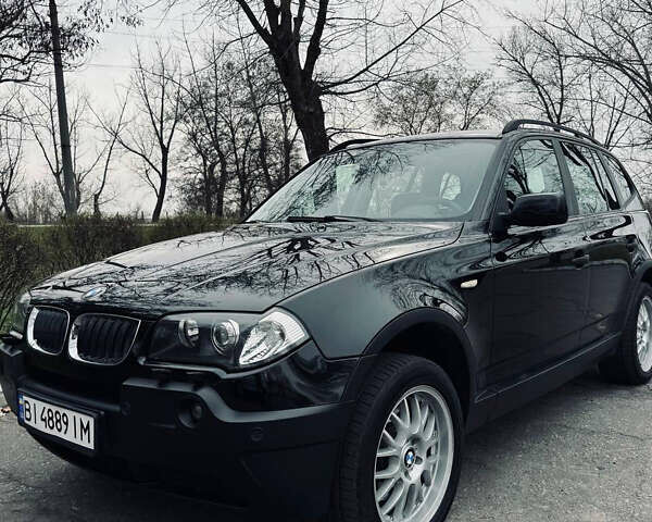 Черный БМВ Х3, объемом двигателя 2 л и пробегом 271 тыс. км за 10000 $, фото 1 на Automoto.ua