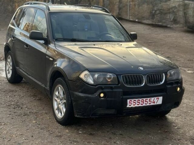 Черный БМВ Х3, объемом двигателя 3 л и пробегом 290 тыс. км за 4600 $, фото 1 на Automoto.ua