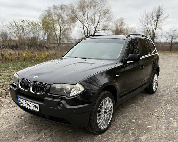 Черный БМВ Х3, объемом двигателя 3 л и пробегом 308 тыс. км за 9900 $, фото 1 на Automoto.ua