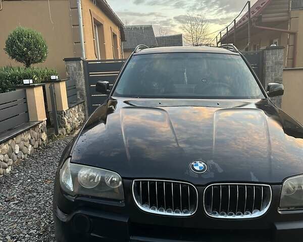 Черный БМВ Х3, объемом двигателя 3 л и пробегом 302 тыс. км за 8600 $, фото 1 на Automoto.ua