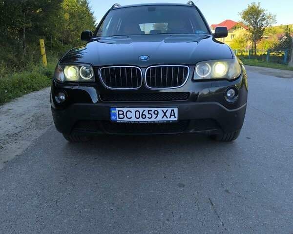 Черный БМВ Х3, объемом двигателя 2 л и пробегом 183 тыс. км за 9800 $, фото 1 на Automoto.ua