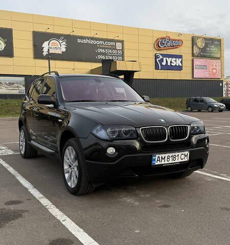Черный БМВ Х3, объемом двигателя 2 л и пробегом 218 тыс. км за 9650 $, фото 1 на Automoto.ua