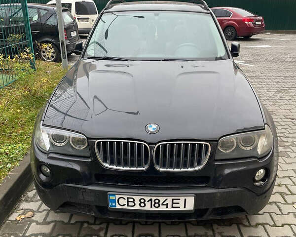 Черный БМВ Х3, объемом двигателя 3 л и пробегом 258 тыс. км за 11500 $, фото 1 на Automoto.ua