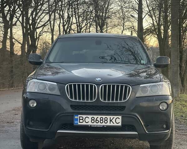 Черный БМВ Х3, объемом двигателя 3 л и пробегом 270 тыс. км за 10100 $, фото 1 на Automoto.ua