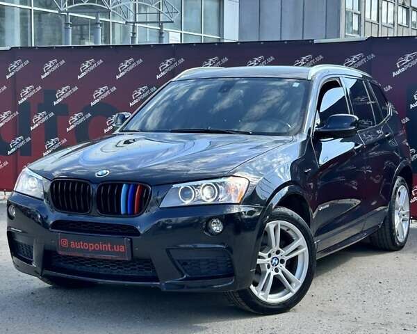 Черный БМВ Х3, объемом двигателя 2 л и пробегом 293 тыс. км за 12600 $, фото 1 на Automoto.ua