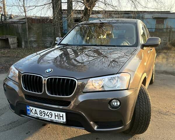 Коричневый БМВ Х3, объемом двигателя 2 л и пробегом 167 тыс. км за 14300 $, фото 1 на Automoto.ua