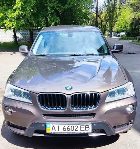 Коричневый БМВ Х3, объемом двигателя 2 л и пробегом 196 тыс. км за 15800 $, фото 1 на Automoto.ua