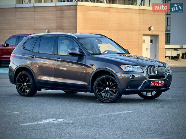 Коричневый БМВ Х3, объемом двигателя 2 л и пробегом 195 тыс. км за 12500 $, фото 1 на Automoto.ua