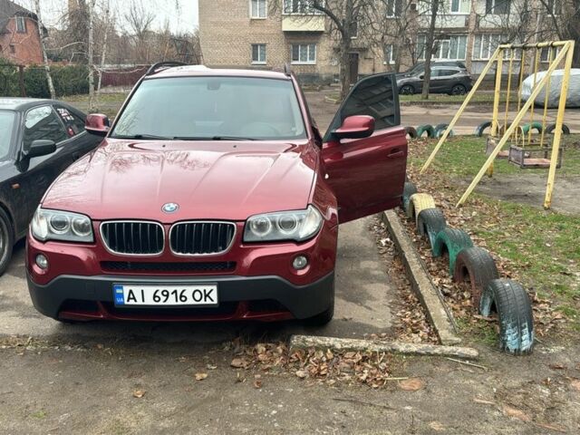 Красный БМВ Х3, объемом двигателя 3 л и пробегом 150 тыс. км за 9500 $, фото 1 на Automoto.ua