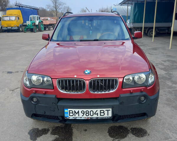 Червоний БМВ Х3, об'ємом двигуна 2.99 л та пробігом 225 тис. км за 12700 $, фото 1 на Automoto.ua