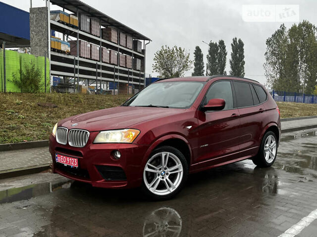 Красный БМВ Х3, объемом двигателя 2 л и пробегом 167 тыс. км за 14499 $, фото 1 на Automoto.ua
