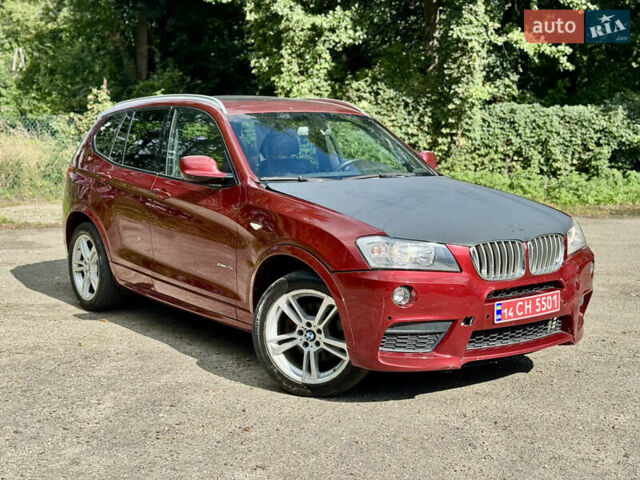 Красный БМВ Х3, объемом двигателя 2 л и пробегом 199 тыс. км за 8900 $, фото 1 на Automoto.ua