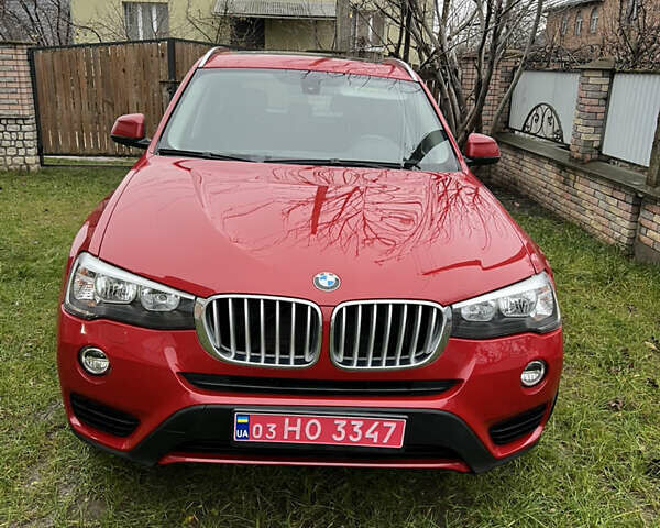 Красный БМВ Х3, объемом двигателя 2 л и пробегом 243 тыс. км за 14500 $, фото 1 на Automoto.ua